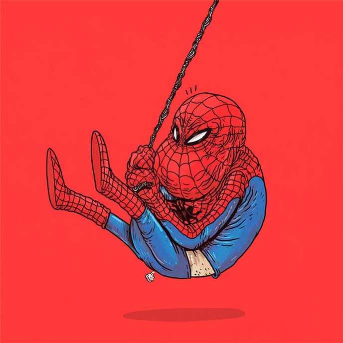 super-heróis na terceira idade