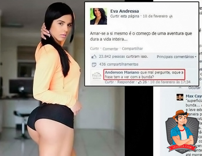 o que a frase tem a ver com a bunda